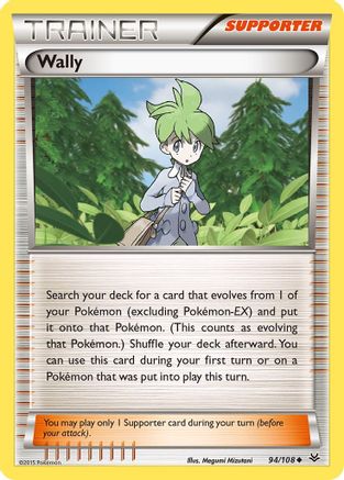 Wally (94/108) Reverse Holofoil [XY: Roaring Skies] Pokemon Single Pokémon