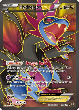 Hydreigon EX (103 Full Art) (103/108) Holofoil [XY: Roaring Skies] Pokemon Single Pokémon