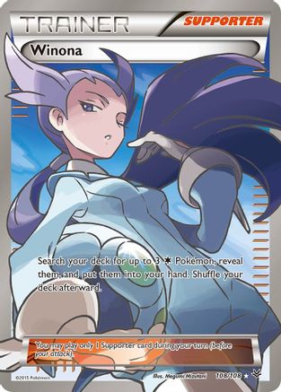 Winona (108 Full Art) 108/108 Holofoil [XY: Roaring Skies] Pokemon Single Pokémon