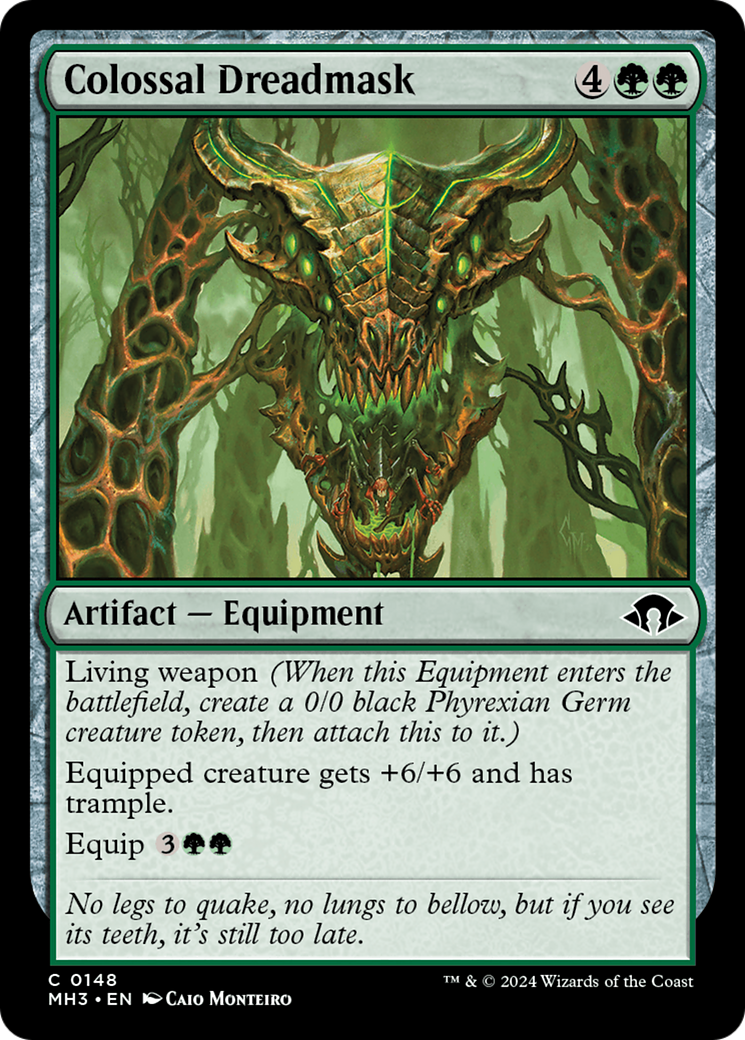 Colossal Dreadmask (MH3-148) [Modern Horizons 3] Foil MTG Single Wizards of the Coast