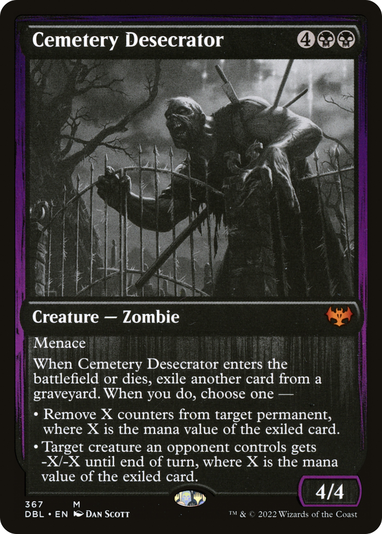 Cemetery Desecrator (DBL-367) [Innistrad: Double Feature] MTG Single Wizards of the Coast