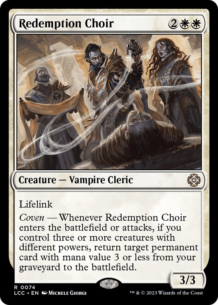 Redemption Choir (LCC-074) [The Lost Caverns of Ixalan Commander] MTG Single Wizards of the Coast