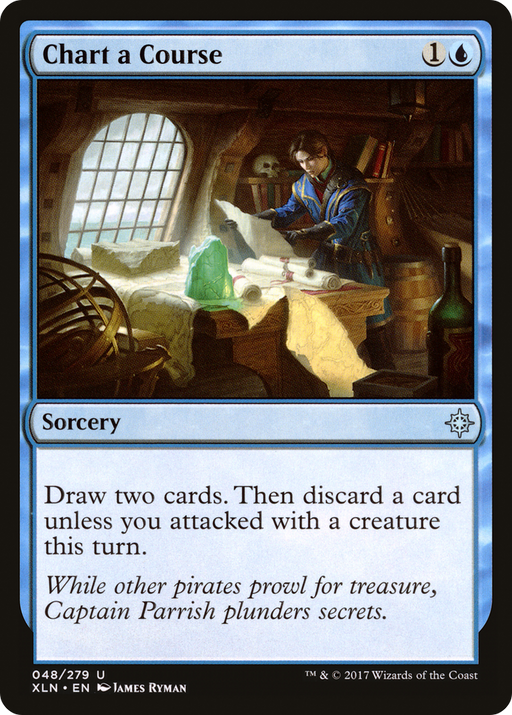 Chart a Course (XLN-048) [Ixalan] Foil MTG Single Wizards of the Coast
