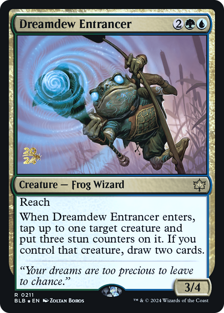 Dreamdew Entrancer (PRE-211) [Bloomburrow Promos] Foil MTG Single Wizards of the Coast