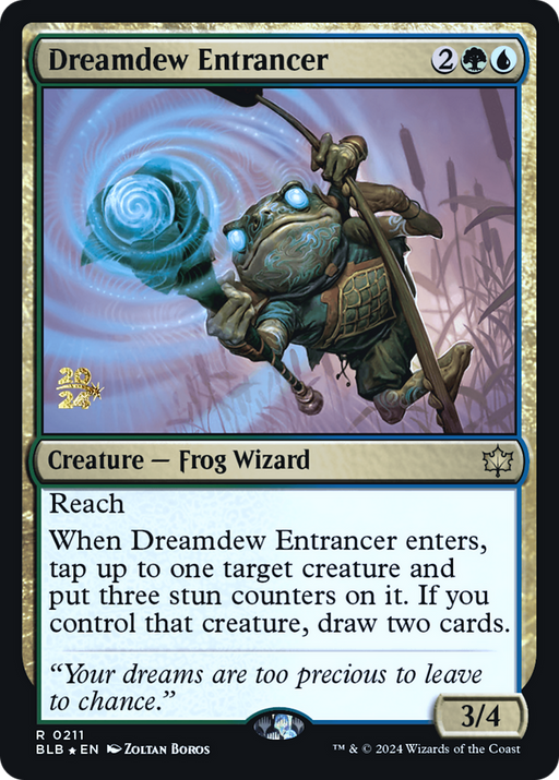 Dreamdew Entrancer (PRE-211) [Bloomburrow Promos] Foil MTG Single Wizards of the Coast