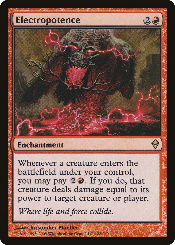 Electropotence (ZEN-122) [Zendikar] MTG Single Wizards of the Coast