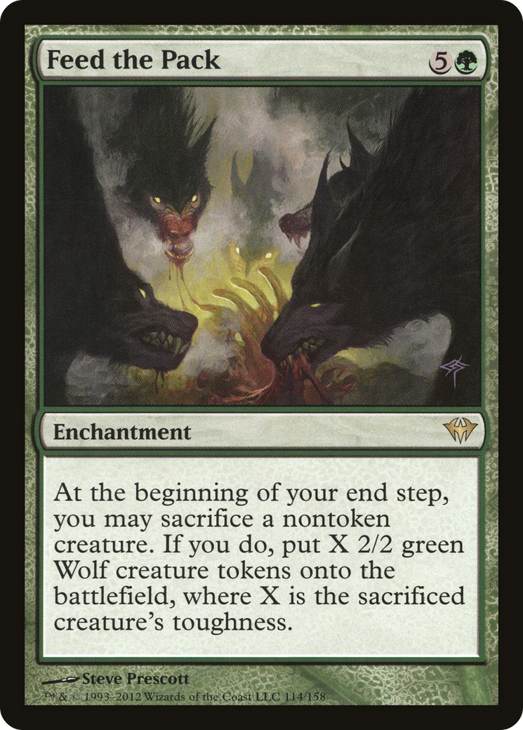 Feed the Pack (DKA-114) [Dark Ascension] MTG Single Wizards of the Coast