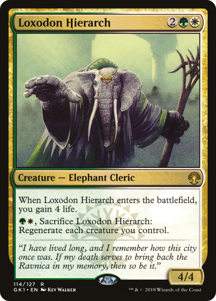 Loxodon Hierarch (GR1-114) [Misc] GRN Guild Kit MTG Single Wizards of the Coast