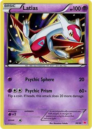 Latias (#30 Holo) () Holofoil [XY: Trainer Kit Latias & Latios] Pokemon Single Pokémon