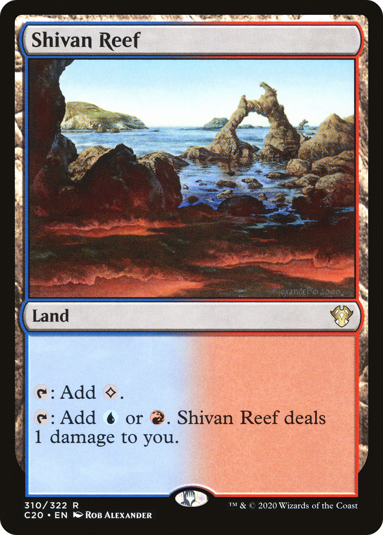 Shivan Reef (C20-310) [Commander 2020] MTG Single Wizards of the Coast