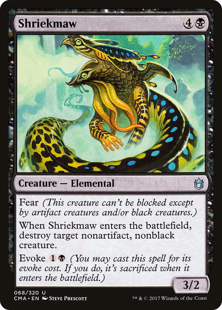 Shriekmaw (CMA-068) [Commander Anthology] MTG Single Wizards of the Coast