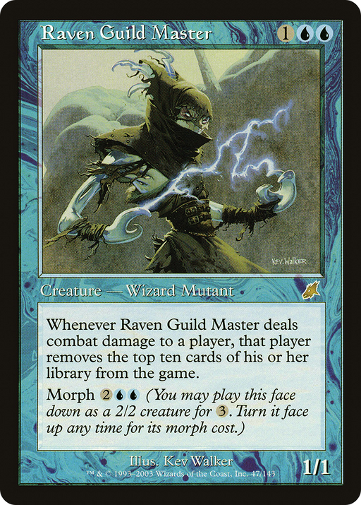 Raven Guild Master (SCG-047) [Scourge] Foil MTG Single Wizards of the Coast