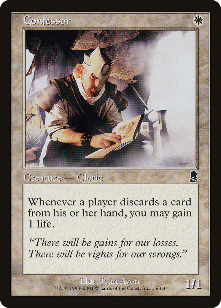 Confessor (ODY-015) [Odyssey] MTG Single Wizards of the Coast