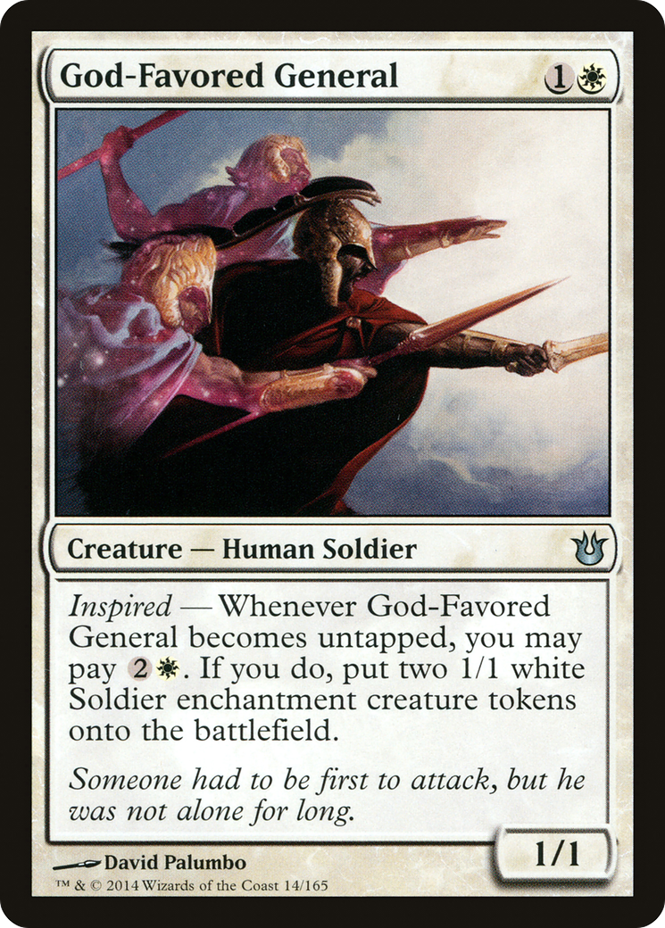 God-Favored General (BNG-014) [Born of the Gods] MTG Single Wizards of the Coast