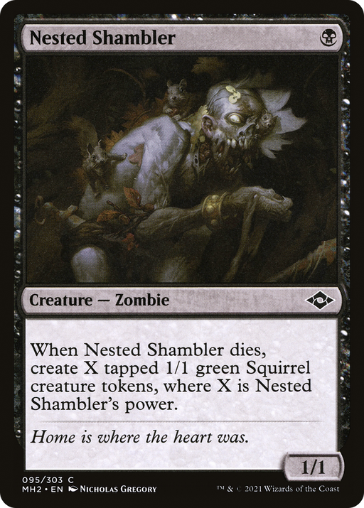 Nested Shambler (MH2-095) [Modern Horizons 2] MTG Single Modern Horizons 2