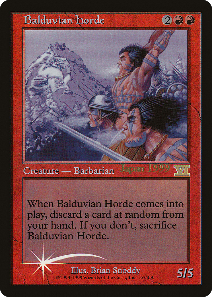 Balduvian Horde (UMP-167) [Misc] World Championship Promos Foil MTG Single Wizards of the Coast