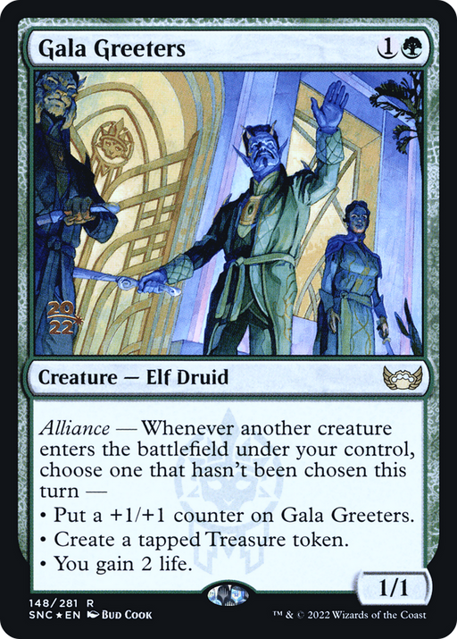 Gala Greeters (PRE-148) [Streets of New Capenna Promos] Foil MTG Single Wizards of the Coast