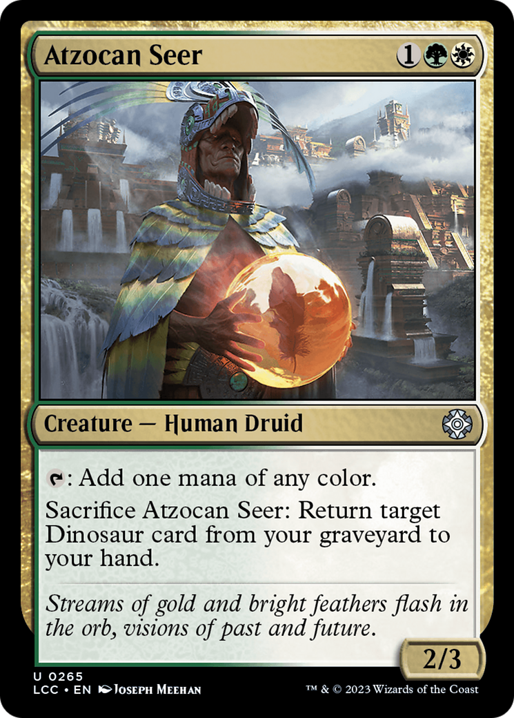 Atzocan Seer (LCC-265) [The Lost Caverns of Ixalan Commander] MTG Single Wizards of the Coast