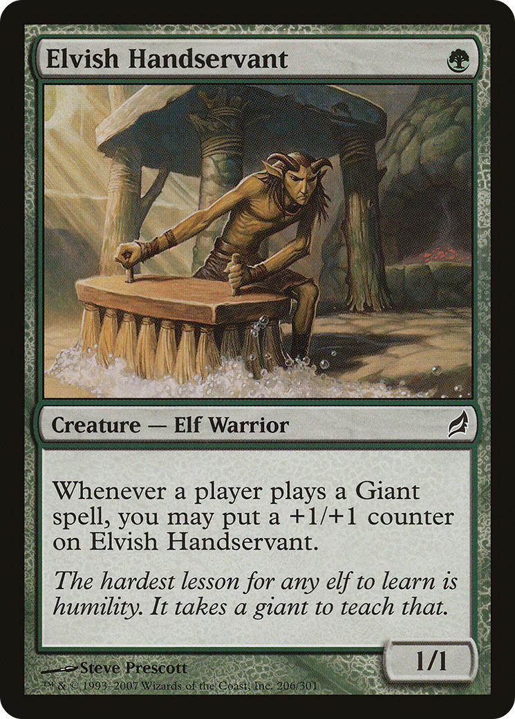 Elvish Handservant (LRW-206) [Lorwyn] Foil MTG Single Wizards of the Coast
