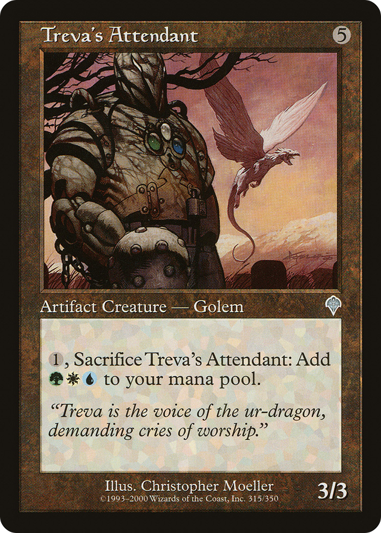 Treva's Attendant (INV-315) [Invasion] Foil MTG Single Wizards of the Coast
