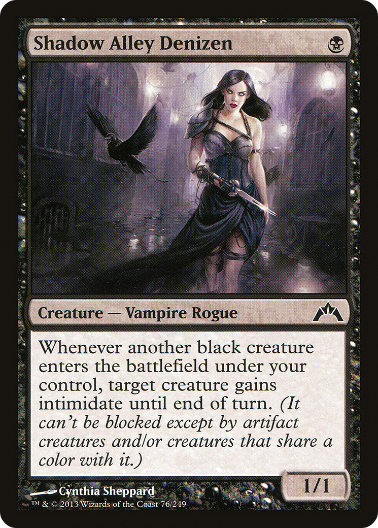 Shadow Alley Denizen (GTC-076) [Gatecrash] Foil MTG Single Wizards of the Coast