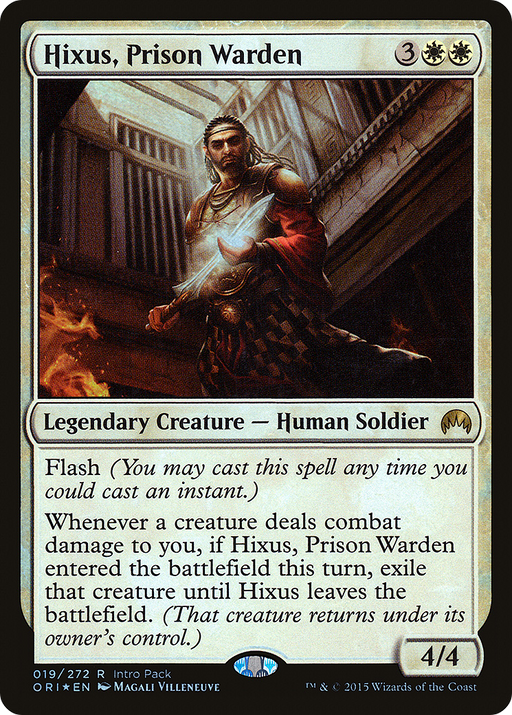 Hixus, Prison Warden (Intro Pack) [Magic Origins Promos] MTG Single Magic: The Gathering