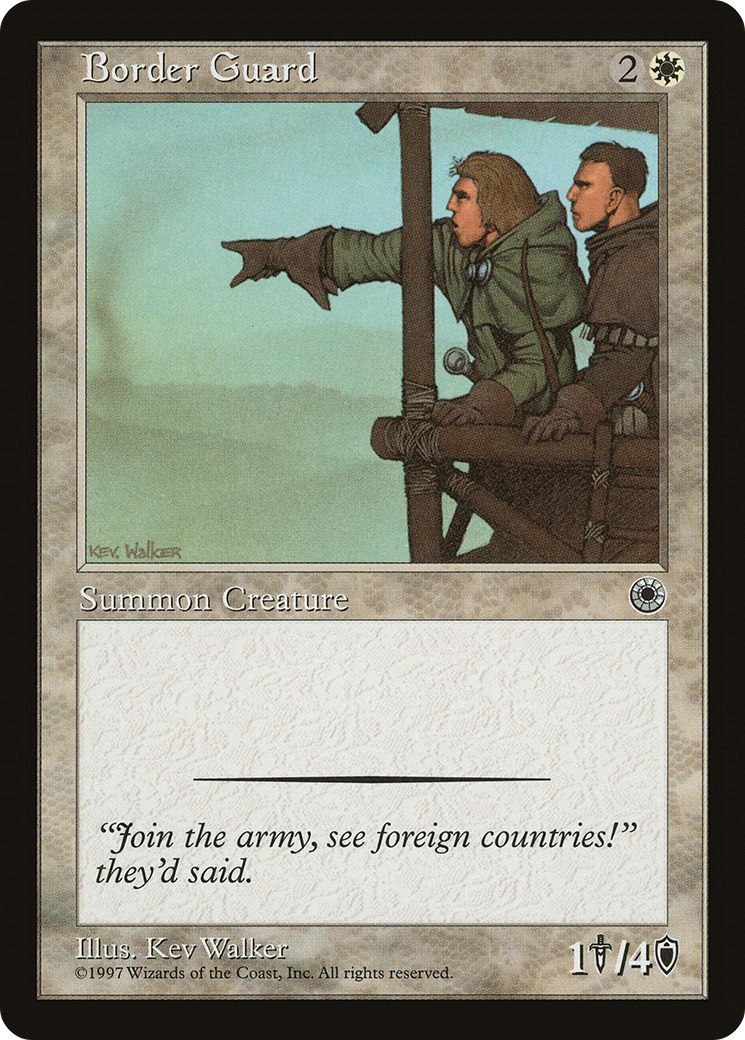 Border Guard (POR-) [Misc] Portal MTG Single Wizards of the Coast