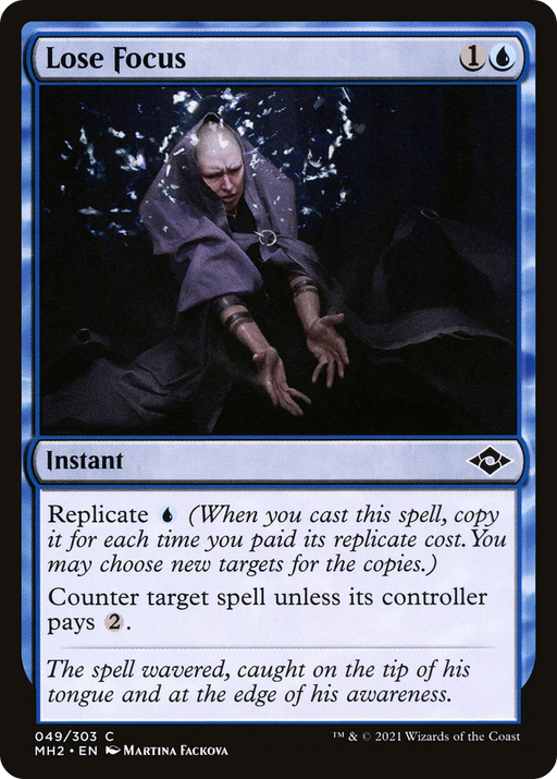 Lose Focus (MH2-049) [Modern Horizons 2] MTG Single Modern Horizons 2