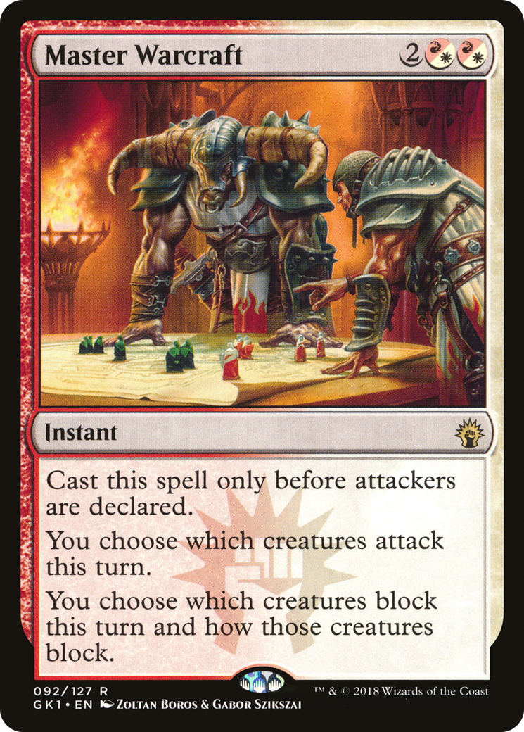 Master Warcraft (GR1-092) [Misc] GRN Guild Kit MTG Single Wizards of the Coast