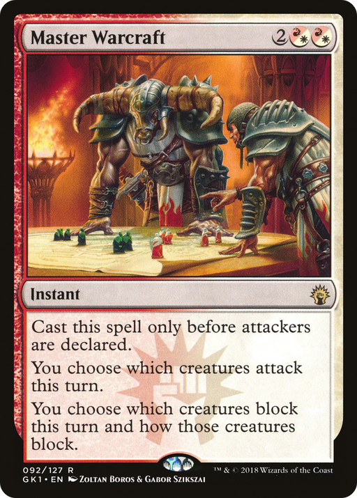 Master Warcraft (GR1-092) [Misc] GRN Guild Kit MTG Single Wizards of the Coast