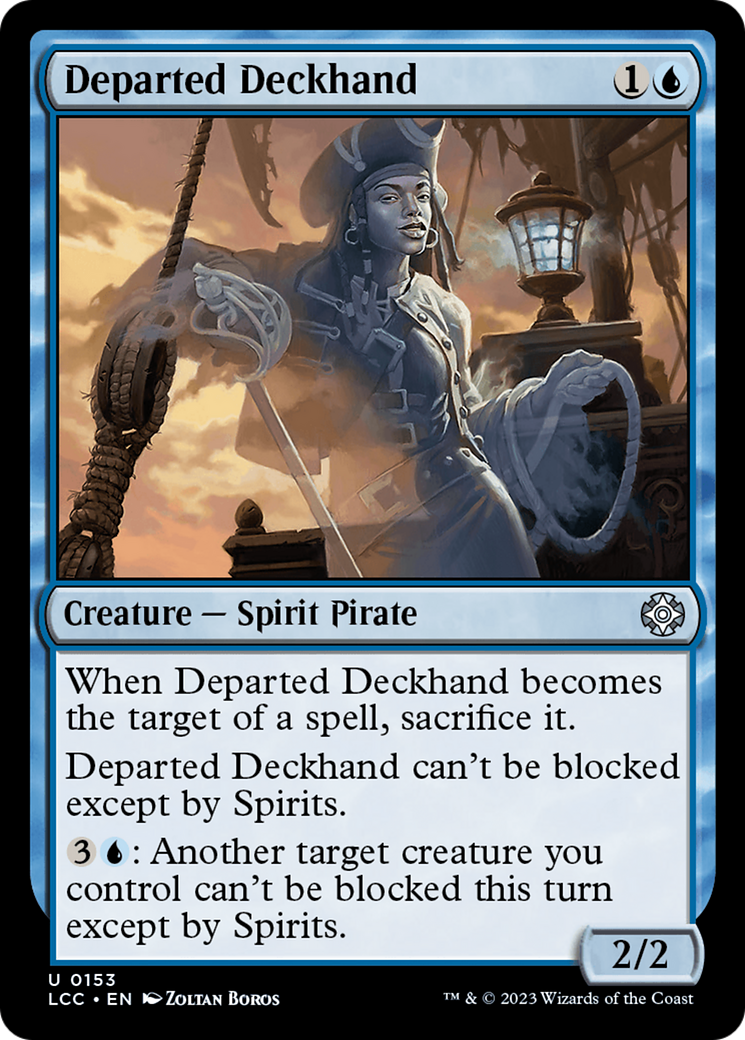 Departed Deckhand (LCC-153) [The Lost Caverns of Ixalan Commander] MTG Single Wizards of the Coast