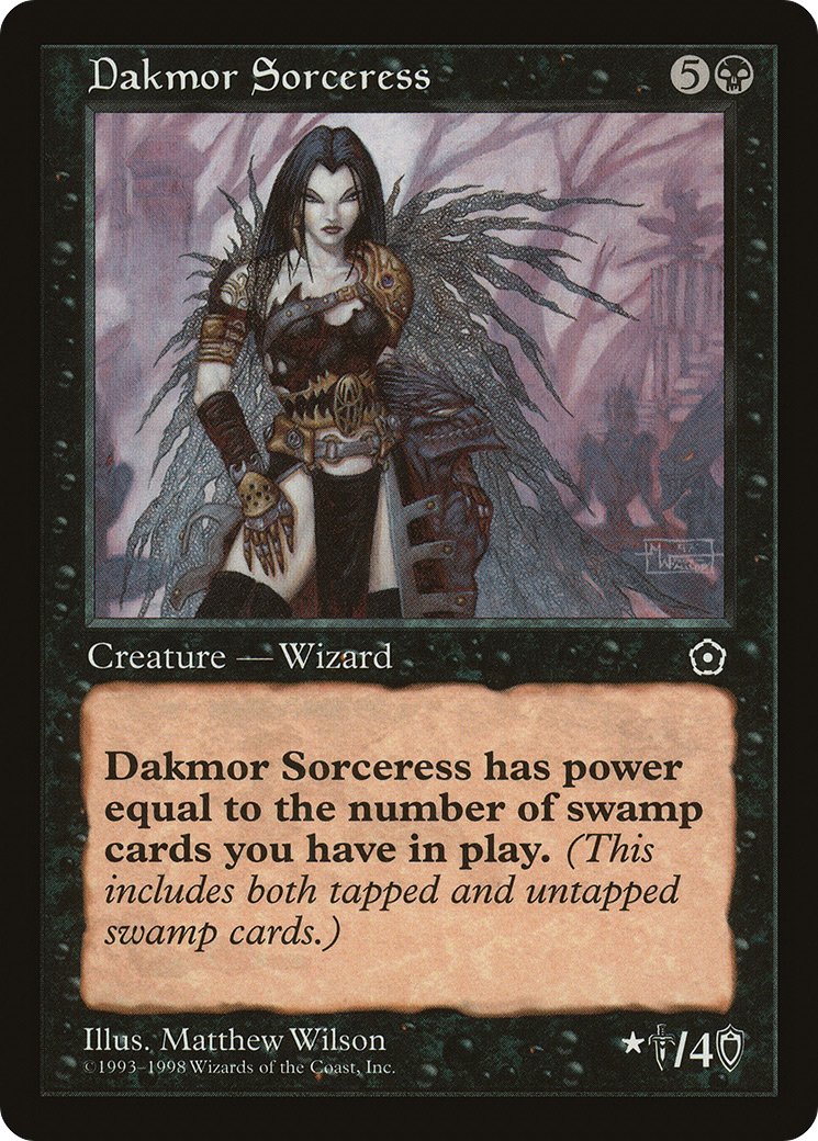 Dakmor Sorceress (P02-) [Misc] Portal Second Age MTG Single Wizards of the Coast