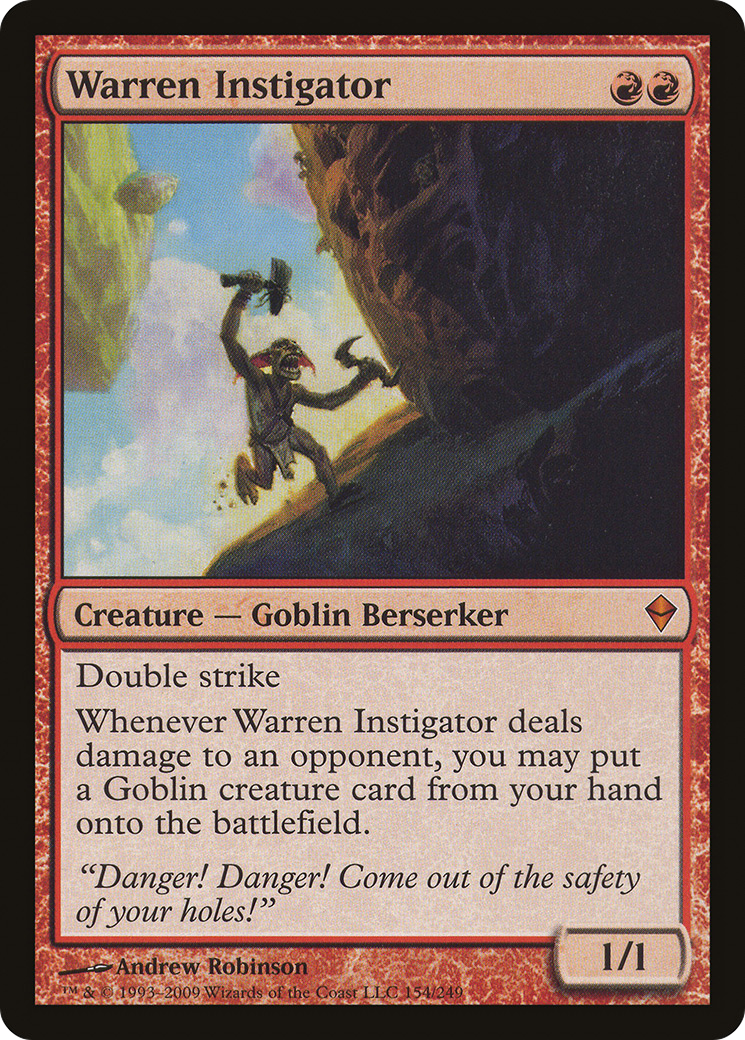 Warren Instigator (ZEN-154) [Zendikar] MTG Single Wizards of the Coast