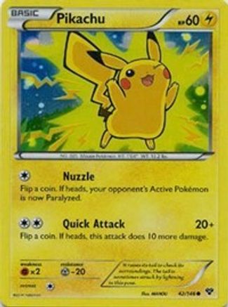 Pikachu - 42/146 (2014 Movie Promo) (42) Holofoil [Misc: Cards & Products] Pokemon Single Pokémon