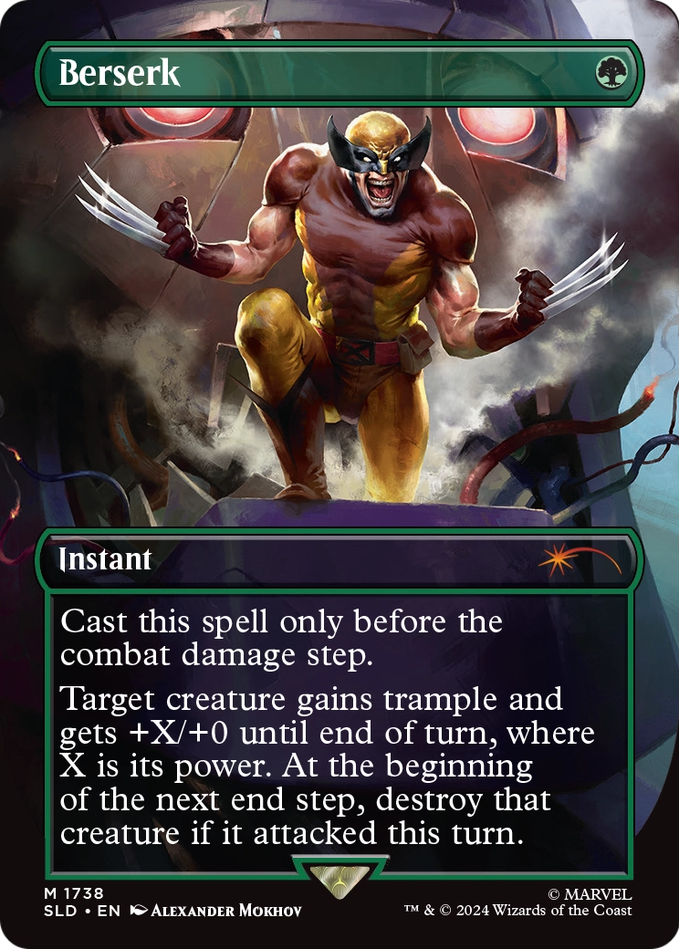 Berserk (1738) (SLD-1738) [Secret Lair] Drop (Borderless) MTG Single Wizards of the Coast