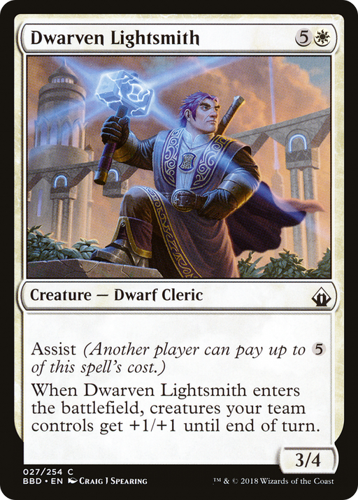 Dwarven Lightsmith (BBD-027) [Battlebond] MTG Single Wizards of the Coast