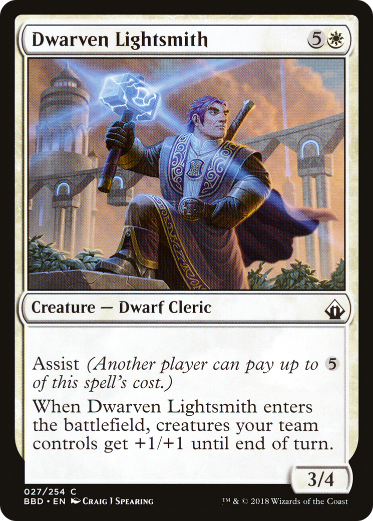 Dwarven Lightsmith (BBD-027) [Battlebond] Foil MTG Single Wizards of the Coast