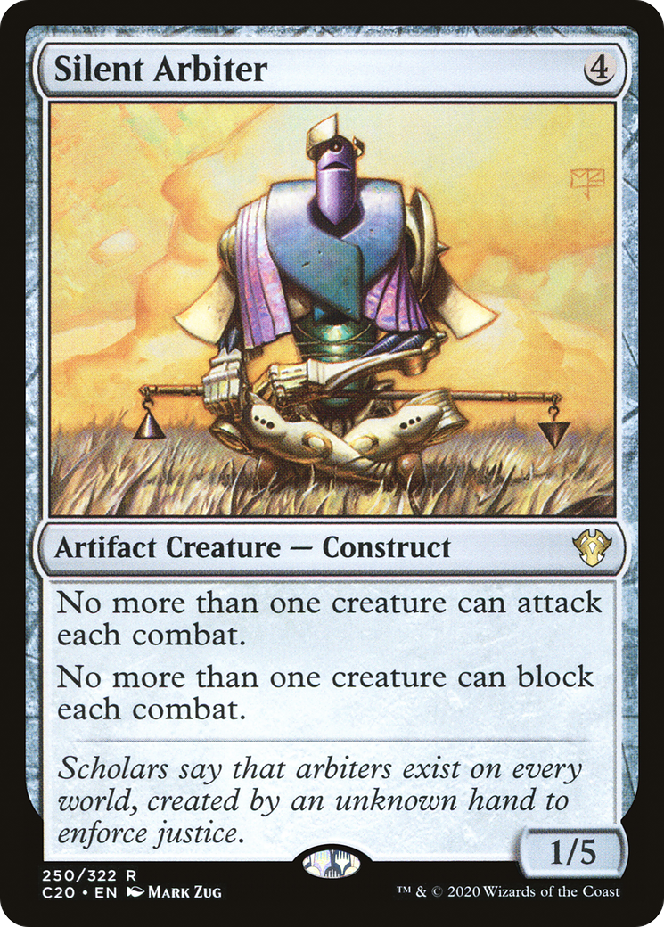 Silent Arbiter (C20-250) [Commander 2020] MTG Single Wizards of the Coast