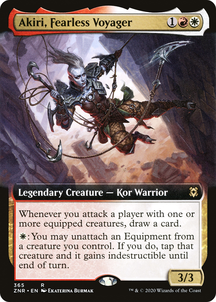 Akiri, Fearless Voyager (ZNR-365) [Zendikar Rising] (Extended Art) MTG Single Wizards of the Coast
