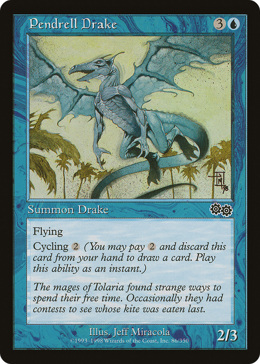 Pendrell Drake (USG-086) [Urza's Saga] MTG Single Wizards of the Coast