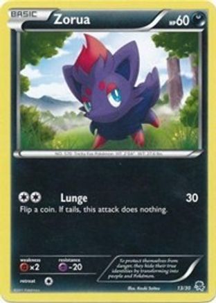 Zorua (#13) (13) - [BW: Trainer Kit Excadrill & Zoroark] Pokemon Single Pokémon