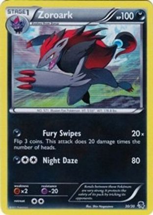 Zoroark (30/30) [Black & White: Trainer Kit - Zoroark] Pokemon Single Pokémon   