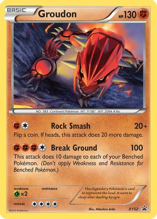 Groudon - XY52 (/211) Holofoil [Promos: XY Promos] Pokemon Single Pokémon