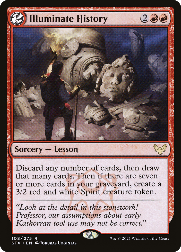 Illuminate History (STX-108) [Strixhaven: School of Mages] Foil MTG Single Wizards of the Coast