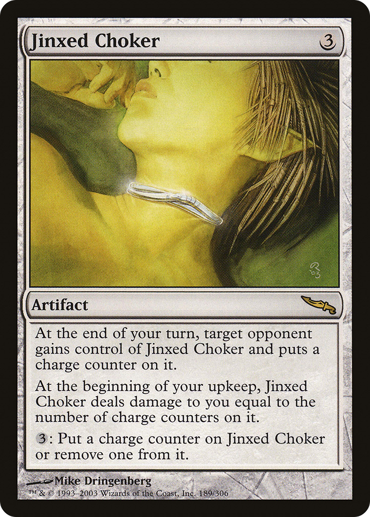 Jinxed Choker (MRD-189) [Mirrodin] Foil MTG Single Wizards of the Coast