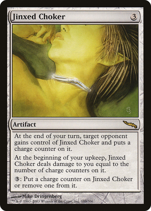 Jinxed Choker (MRD-189) [Mirrodin] MTG Single Wizards of the Coast