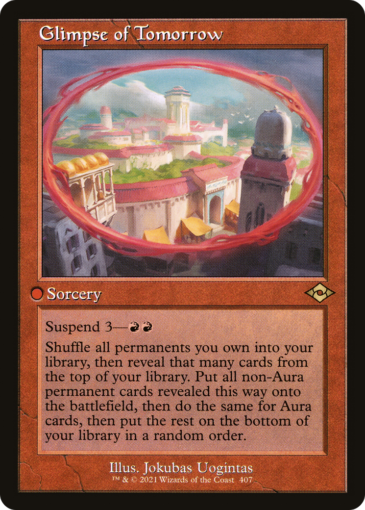 Glimpse of Tomorrow (MH2-407) [Modern Horizons 2] MTG Single Modern Horizons 2