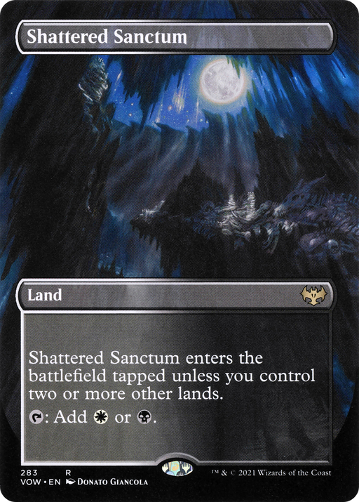 Shattered Sanctum (VOW-283) [Innistrad: Crimson Vow] (Borderless) MTG Single Wizards of the Coast