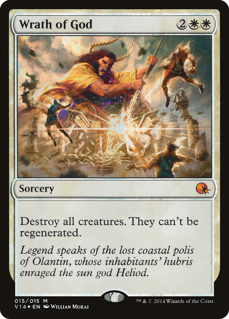 Wrath of God (V14-015) [Misc] From the Vault: Annihilation Foil MTG Single Wizards of the Coast