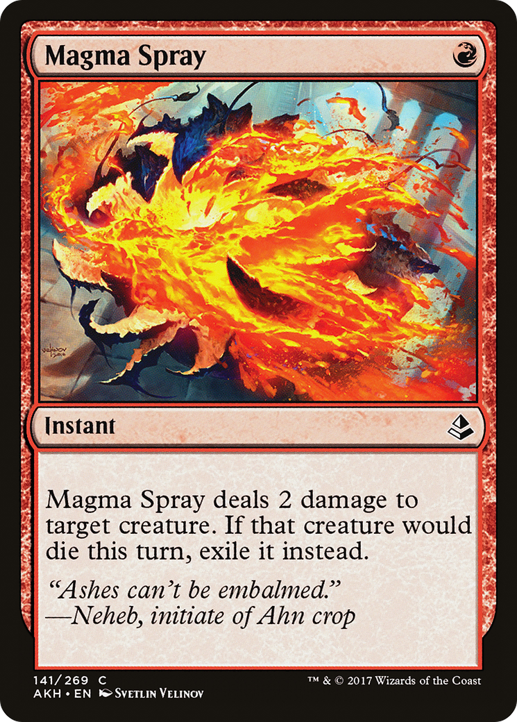 Magma Spray (AKH-141) [Amonkhet] MTG Single Wizards of the Coast